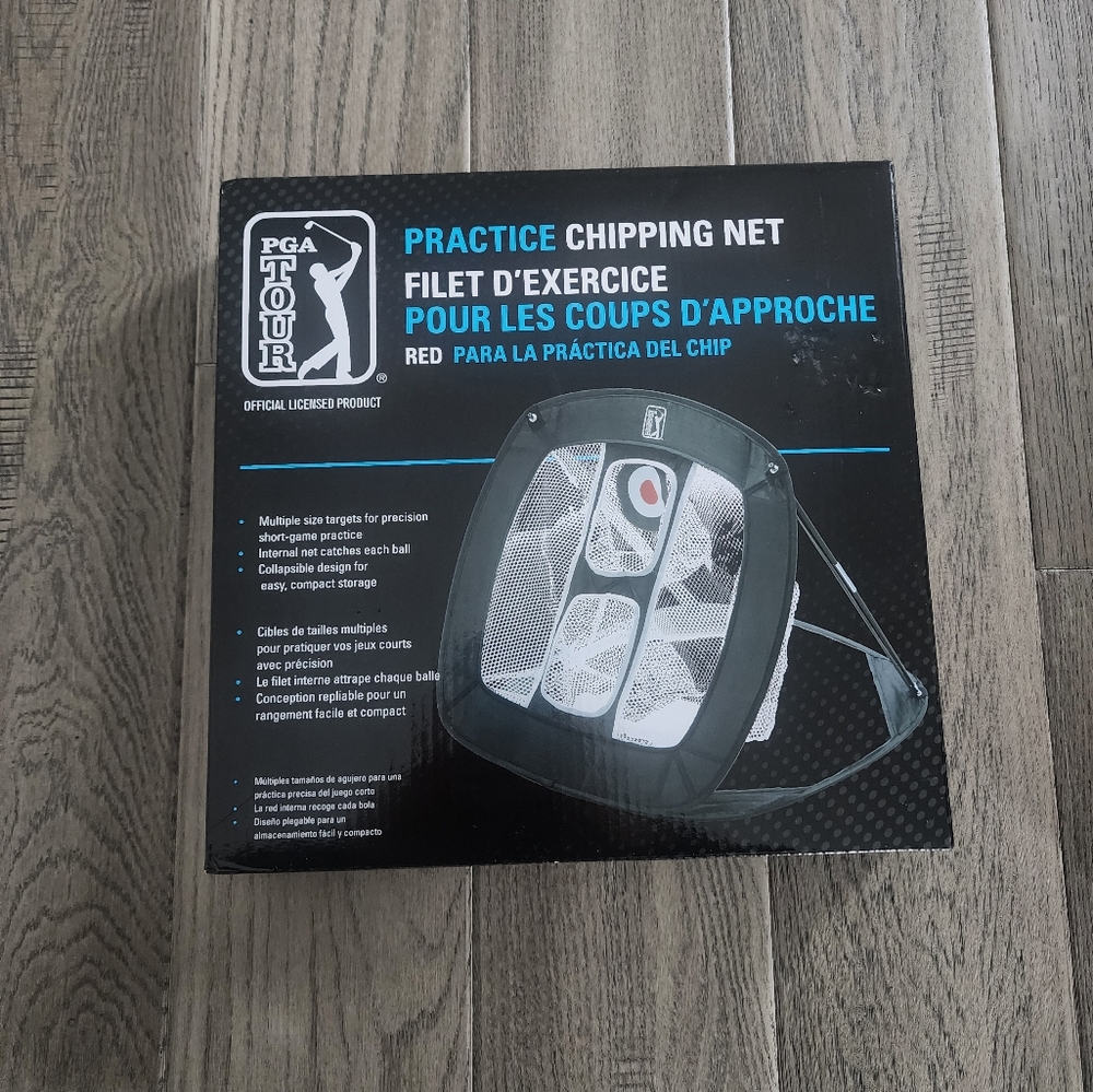 PGA Tour practice chipping net